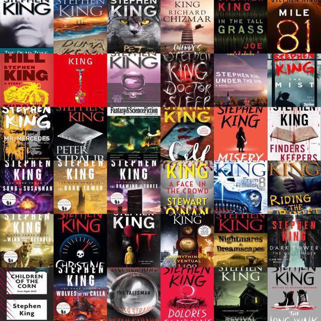 Stephen King Series Books Stationery Fiction On Carousell