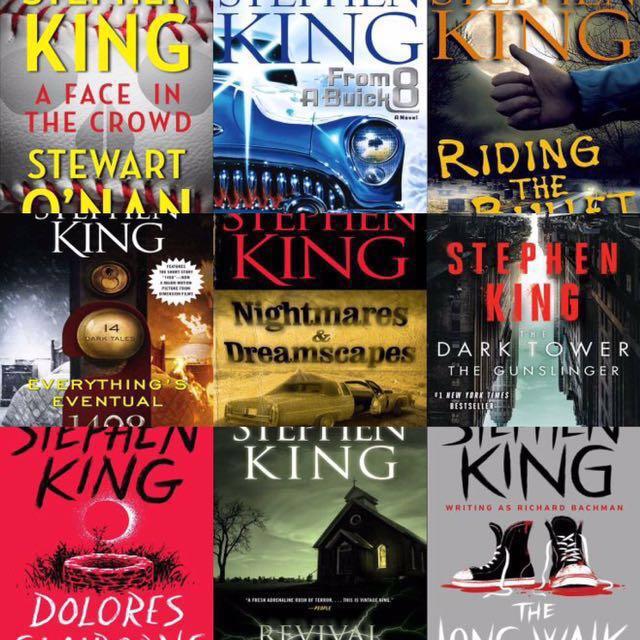 Stephen King Series Books Stationery Fiction On Carousell