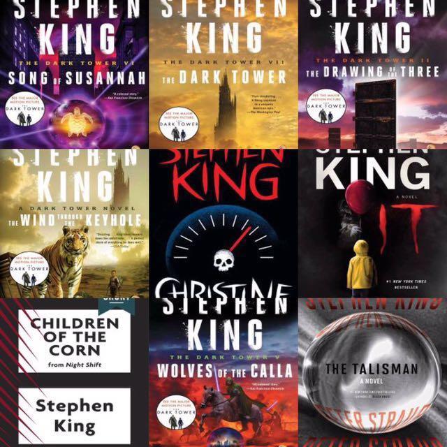 Stephen King Series Books Stationery Fiction On Carousell