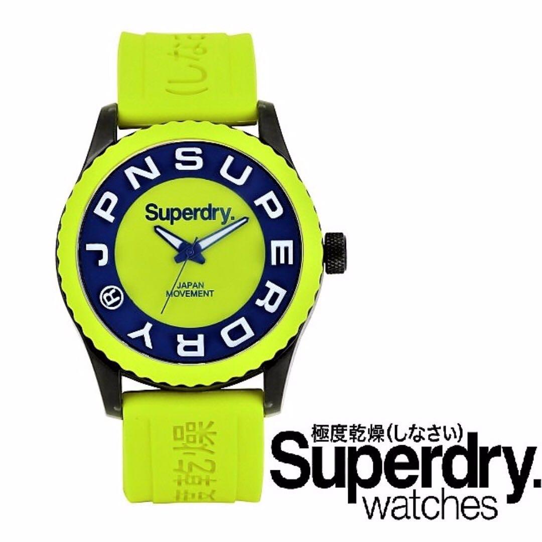 Superdry watch green shop