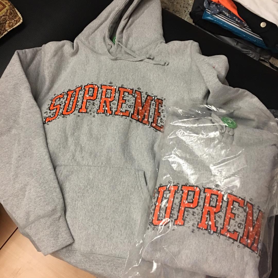supreme water hoodie