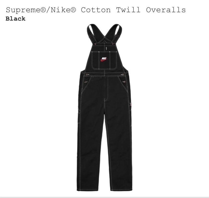 nike supreme overalls