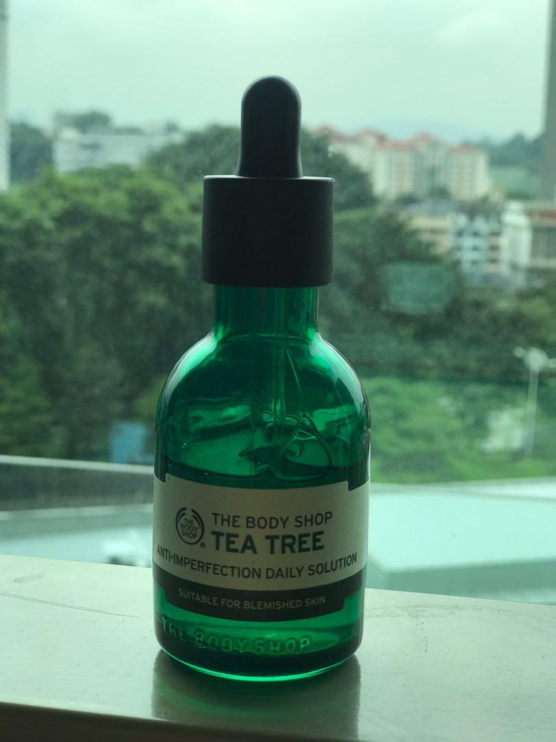The Body Shop Tea Tree Anti Imperfection Daily Solution Serum Health Beauty Makeup On Carousell