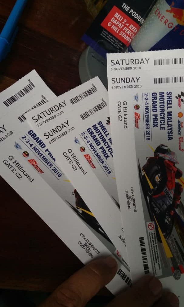 Tiket Motogp Area G Hillstand Tickets Vouchers Event Tickets On Carousell