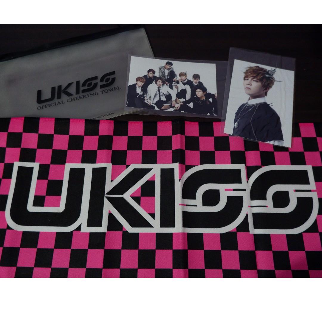 U Kiss Official Cheering Towel With Group And Soohyun Photos Hobbies Toys Memorabilia Collectibles K Wave On Carousell