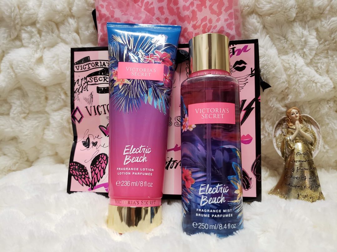 Victoria secret store electric beach lotion