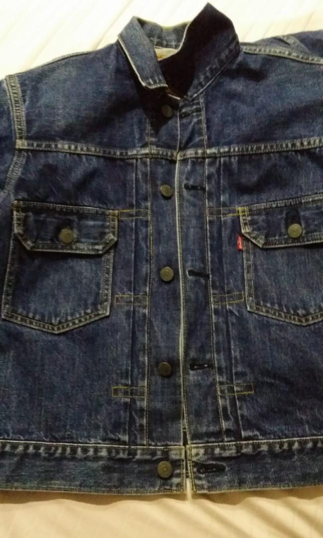 levis big e denim jacket