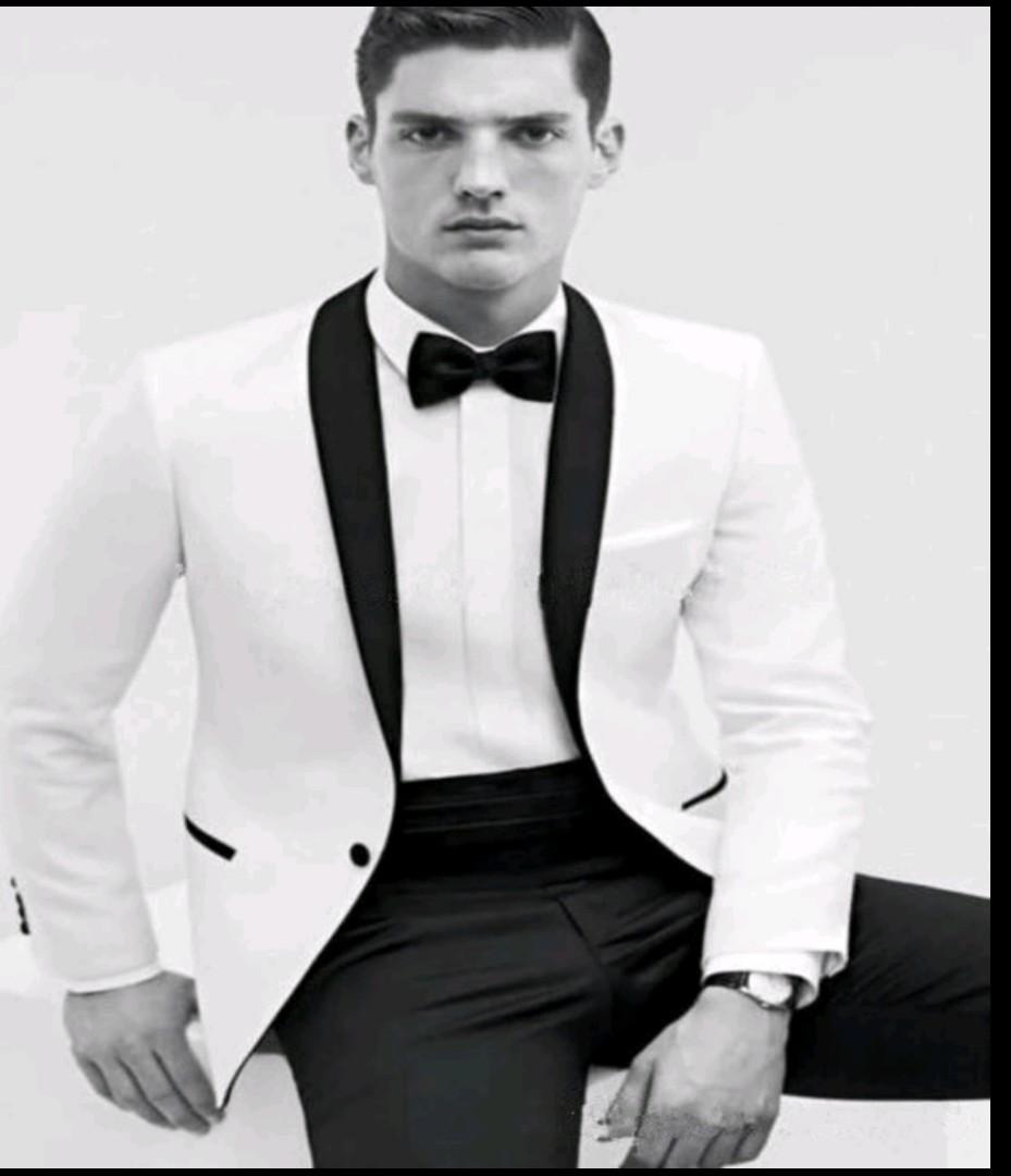 Wedding men suit tuxedos groom formal men jacket, Men's Fashion, Coats ...