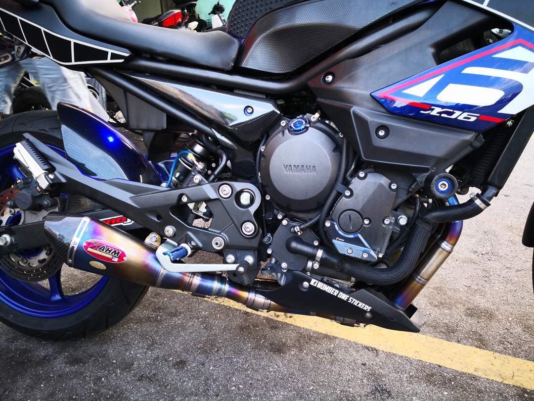 Yamaha xj6 full system exhaust Auto Accessories on Carousell