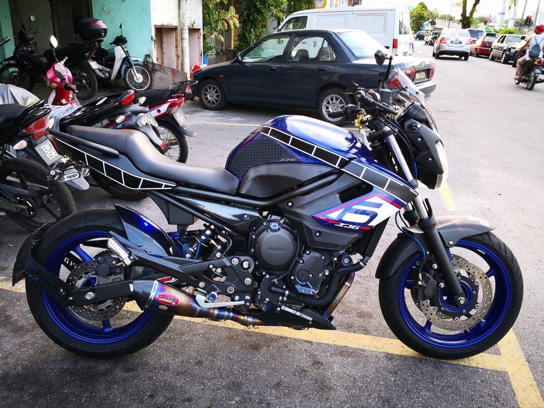 Yamaha xj6 full system exhaust, Auto Accessories on Carousell