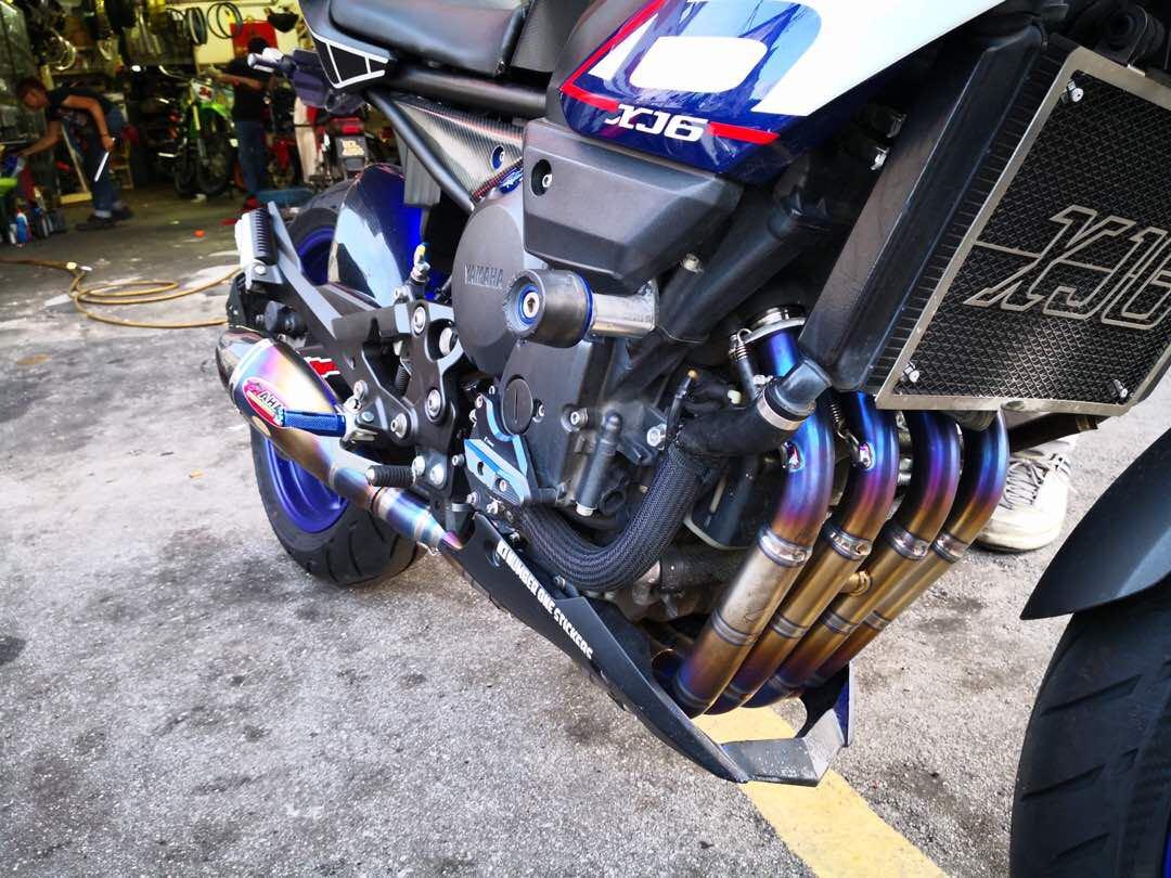 Yamaha xj6 full system exhaust Auto Accessories on Carousell