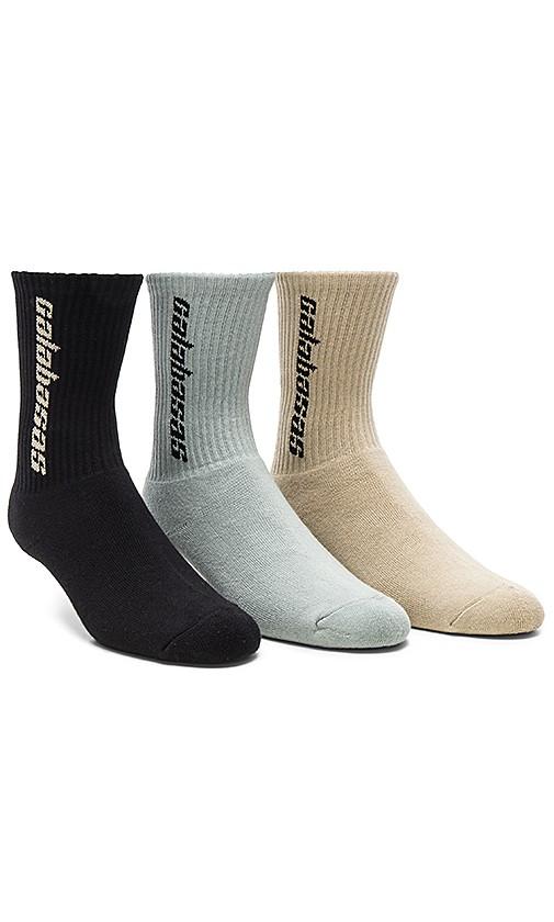 Yeezy season6 Calabasas SOCKS 3足セット yeezy calabasas socks 3足