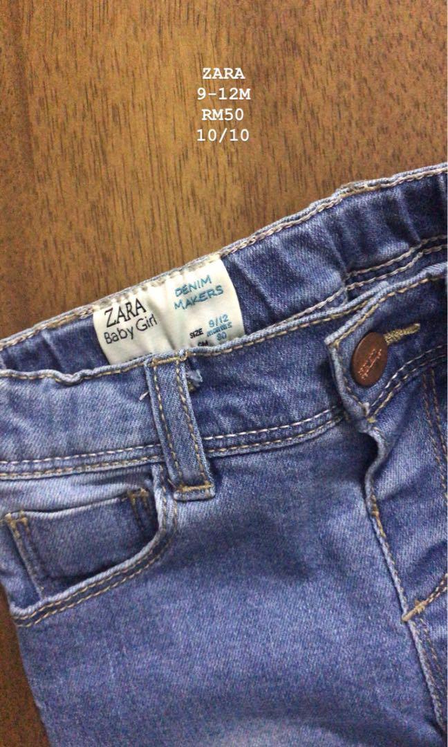 Zara Baby Girl Jeans, Babies & Kids, Babies & Kids Fashion on Carousell