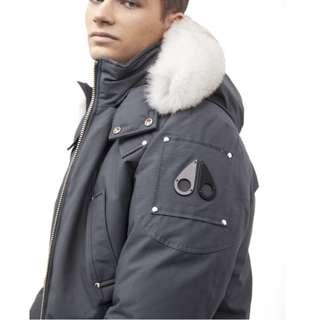 Moose Knuckle Winter Bomber Jacket Grey