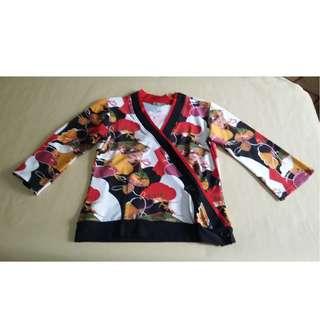 Kaos model kimono lengan 3/4