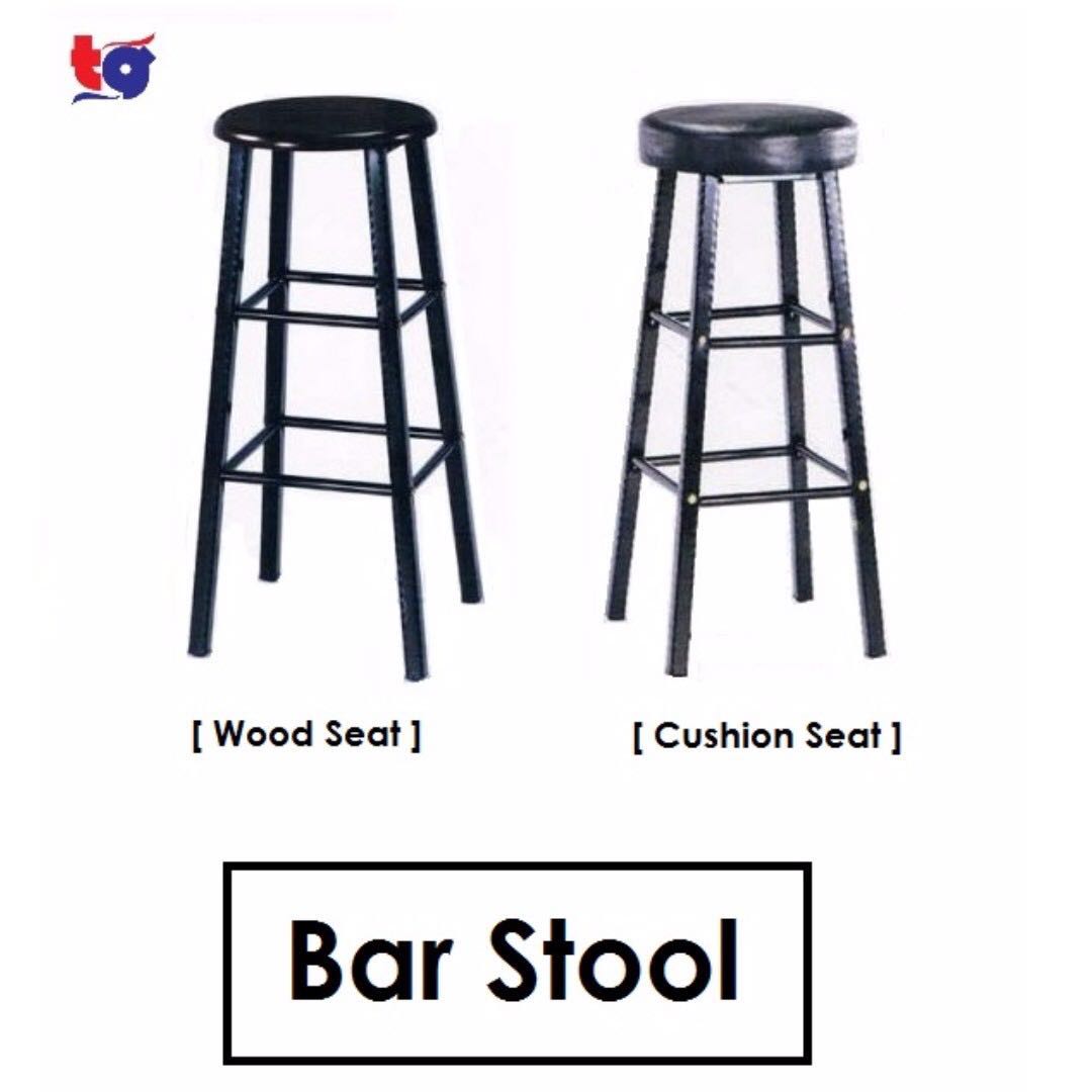 3V Lab Bar Stool Chair Kerusi Pub Tinggi 72cm 77cm Tg2u HG703W