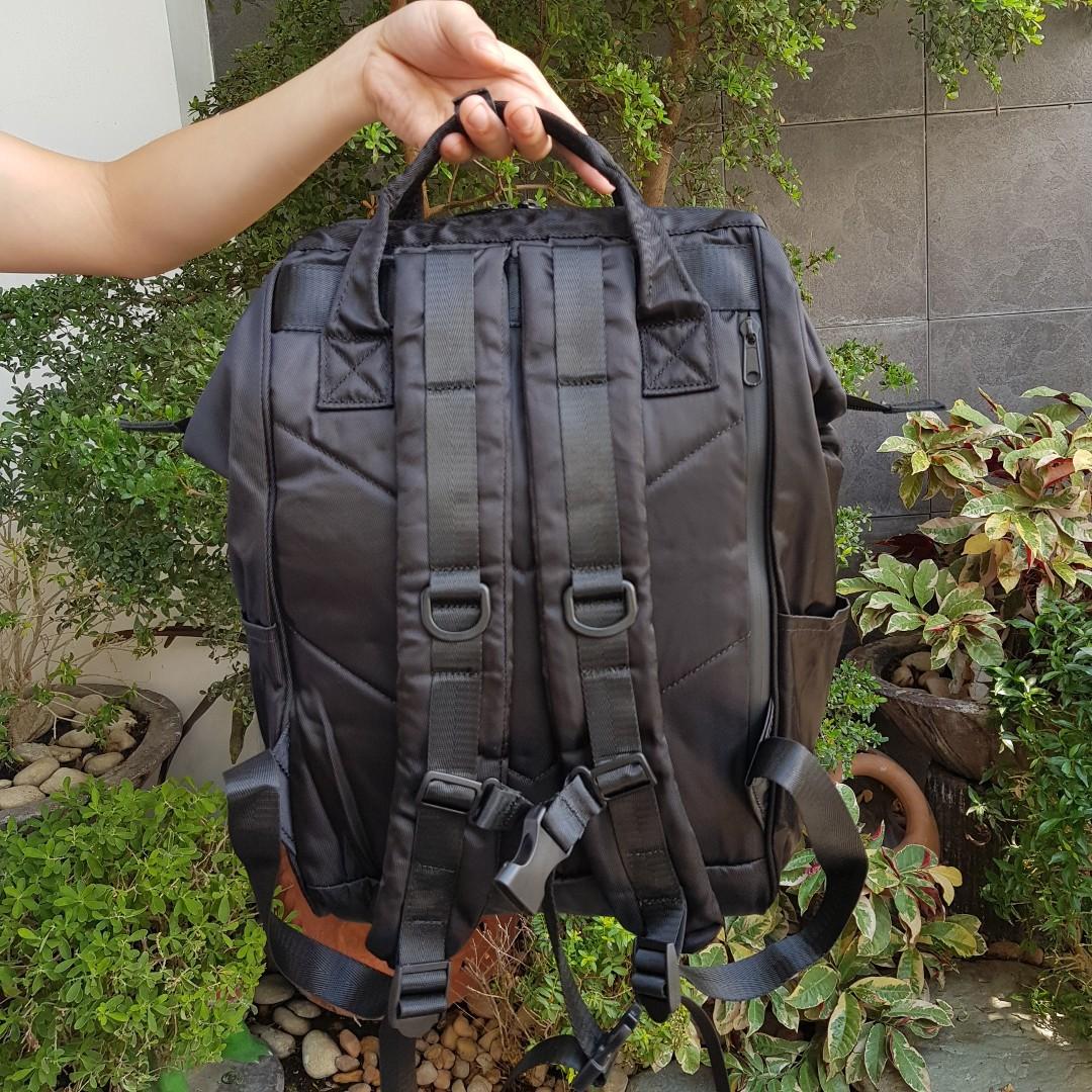 Anello Waterproof Classic Backpack Black, Men's Fashion, Bags