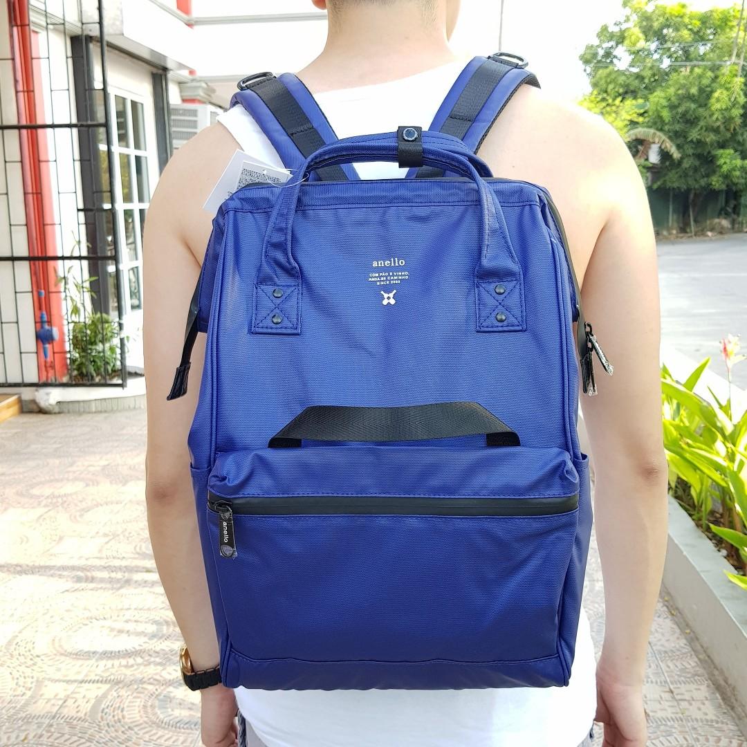 Anello Waterproof Oversea Edition Backpack Rucksack Blue Men s Fashion Bags Backpacks on Carousell
