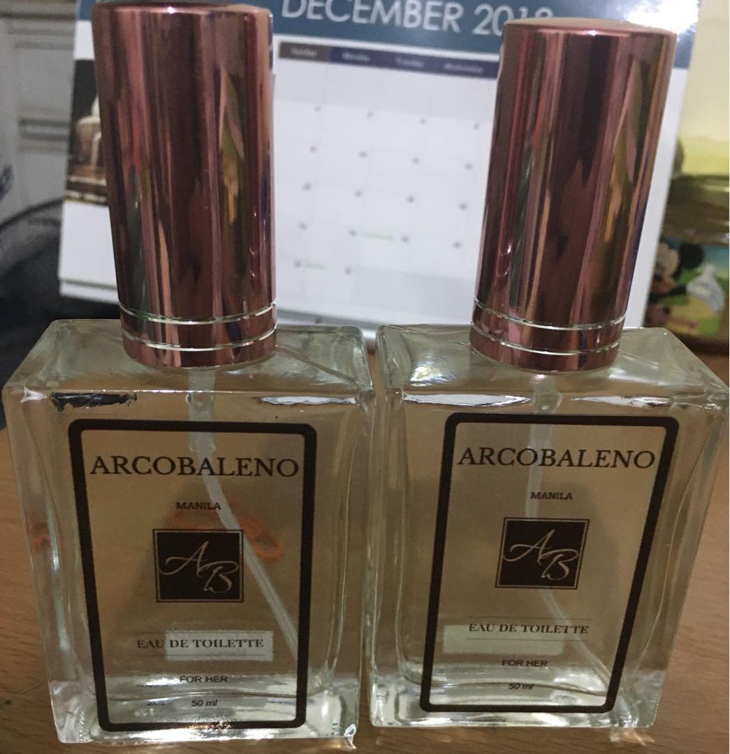 Arcobaleno Signature Perfumes (Category: Fragrance & Deodorants) located in Quezon City. Submitted by anna4u (Listing ID 194265324, Image 1). Description: Eau De Toilette 50ml/PHp 130.00 scents available are posted on pic 99.5% stocks available We are proud of our stable inventory Resellers are welcome tester can be purchased at Php 200 always responsive 2-3 days lead time Very marketable Guaranteed best Quality EDT perfume .