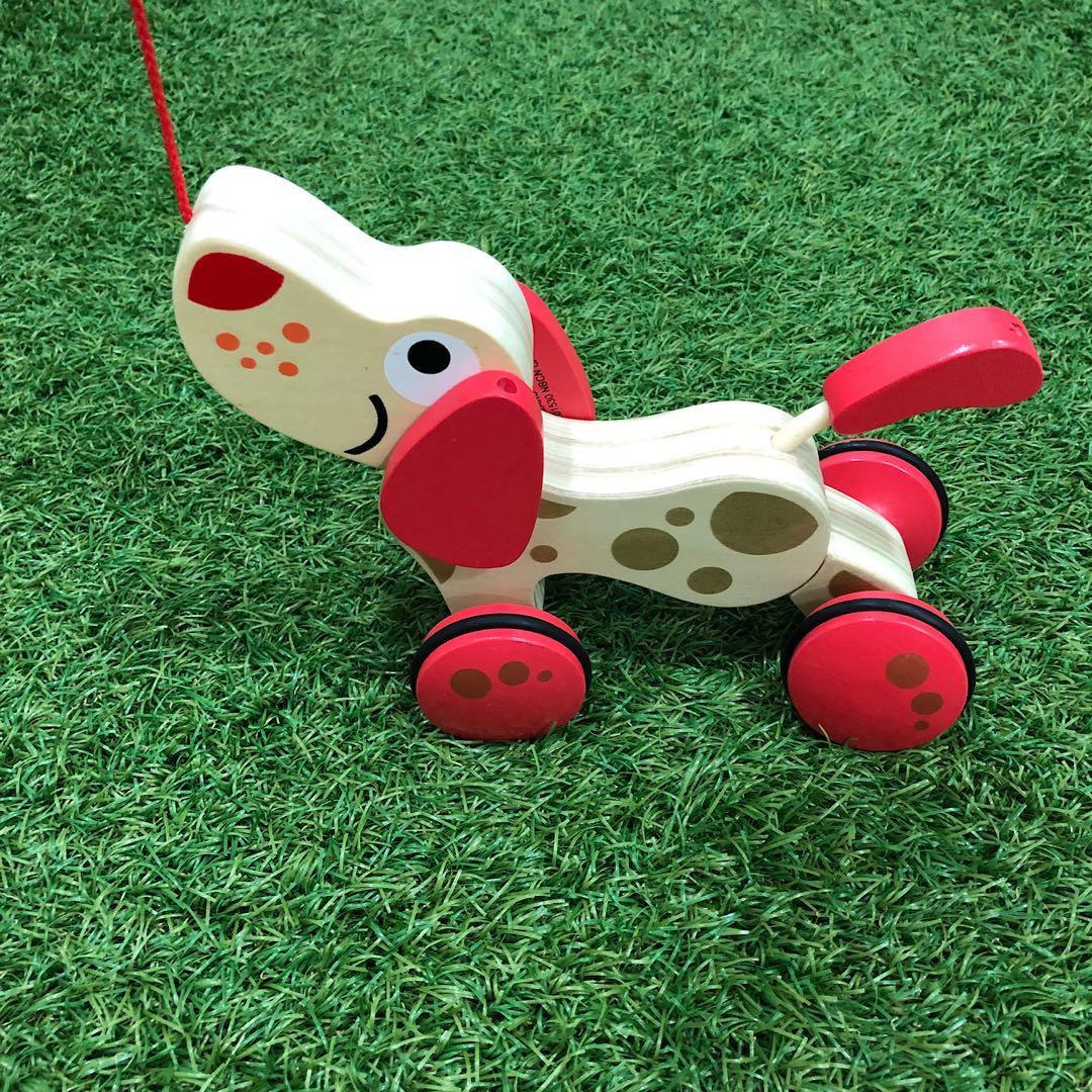 hape dog pull toy
