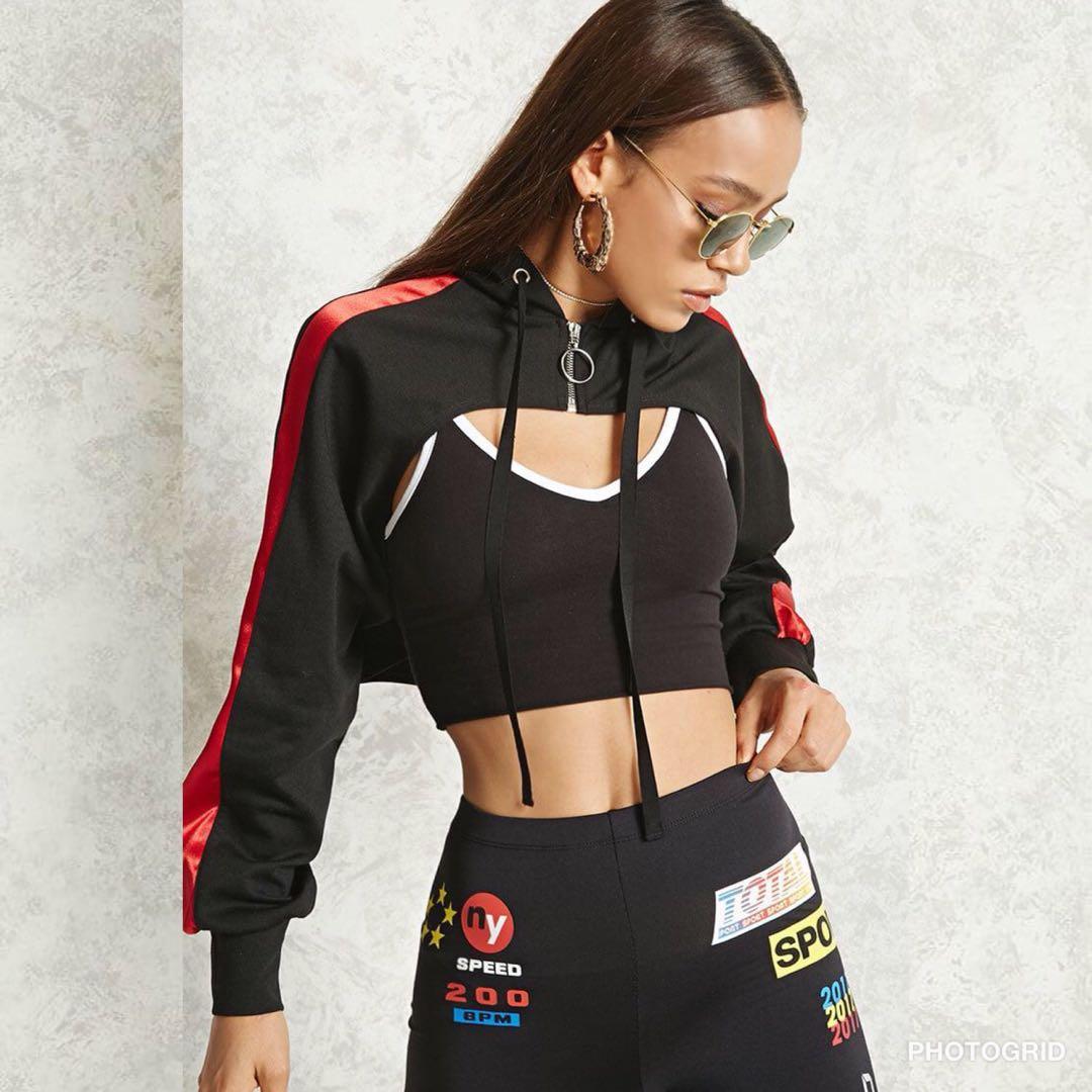 cropped hoodie forever 21