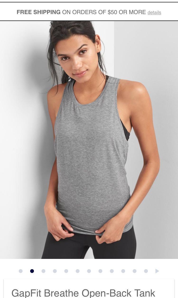 gap open back tank