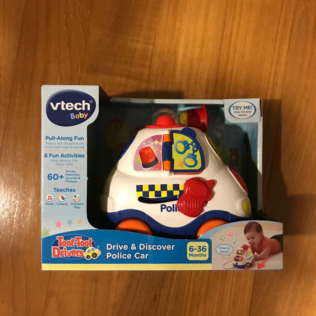 vtech drive and discover police car