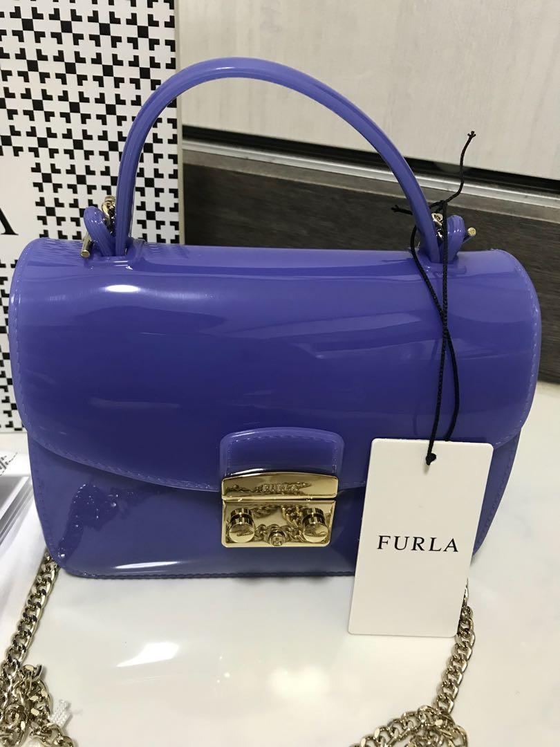 Brand New Authentic Furla Candy Meringa Mini Crossbody Luxury