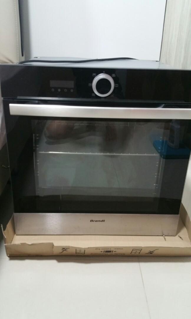Brandt BXE5532X BuiltInEnamel Oven, TV & Home Appliances, Kitchen