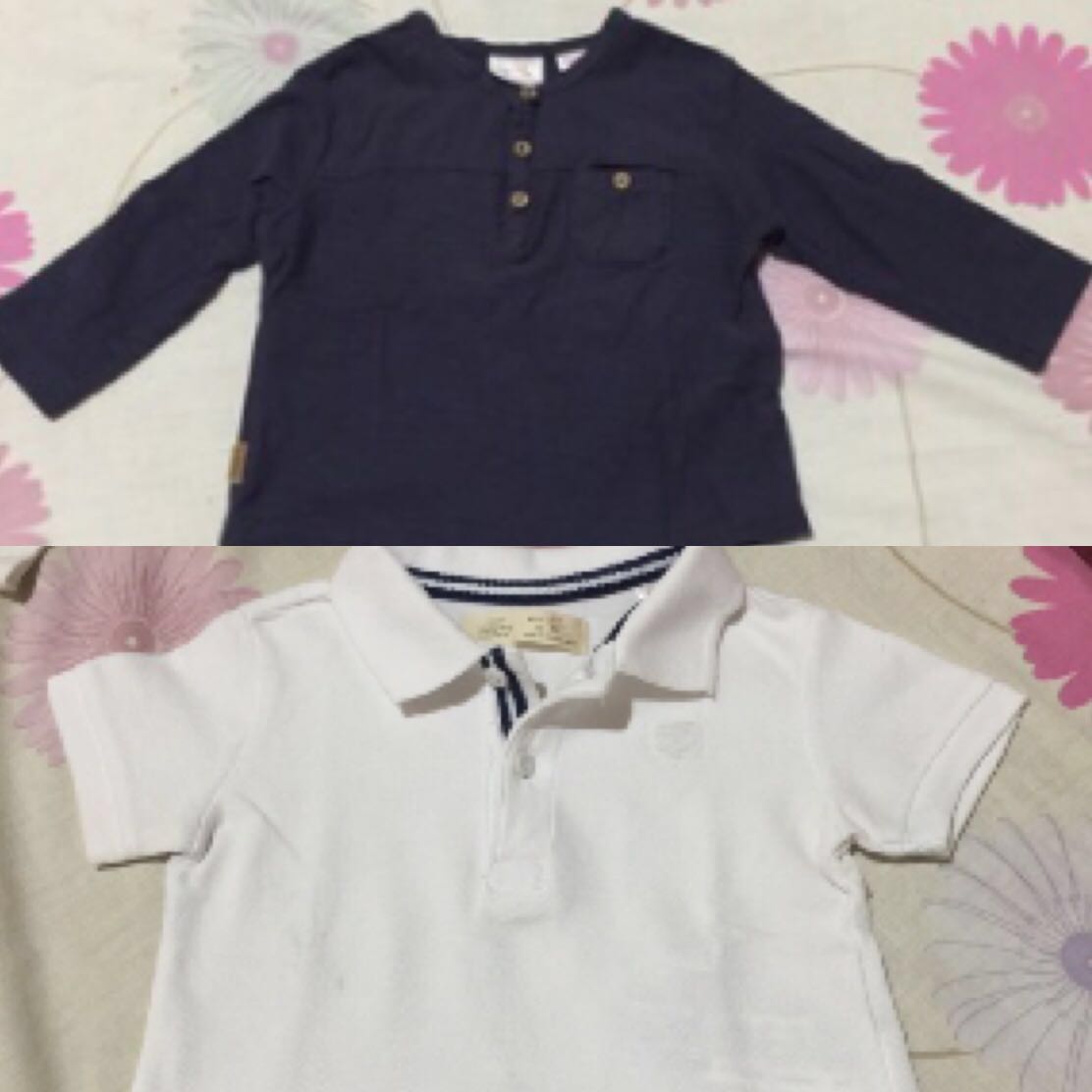 zara long sleeve polo