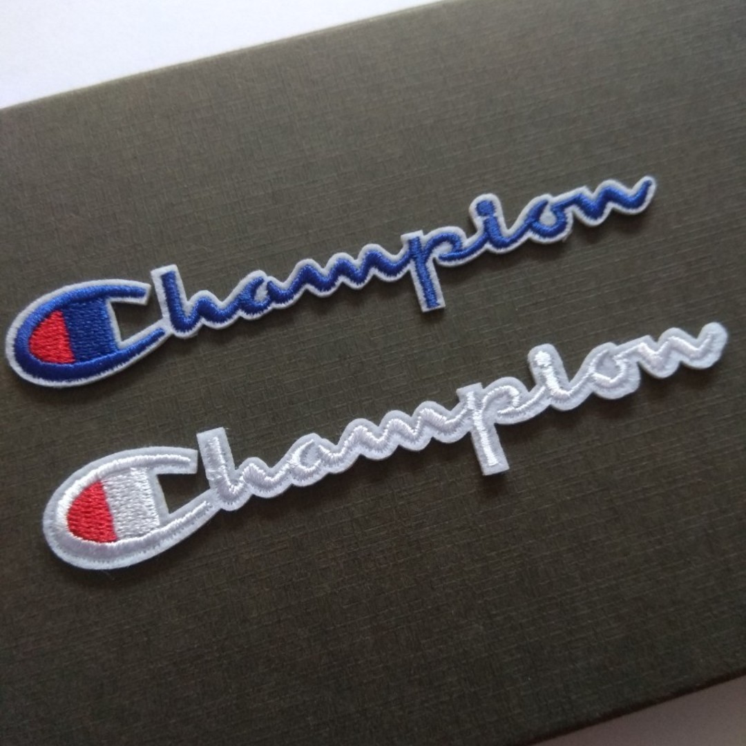 Champion iron on on sale patches