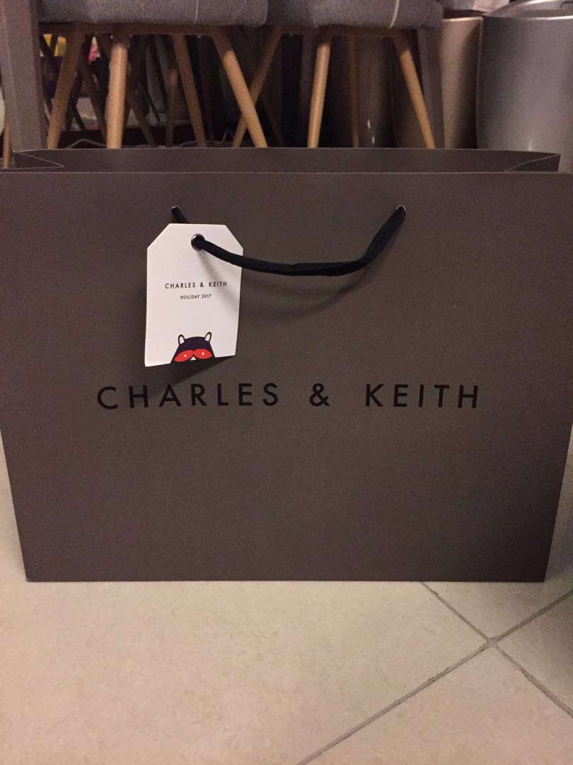 paper bag charles and keith