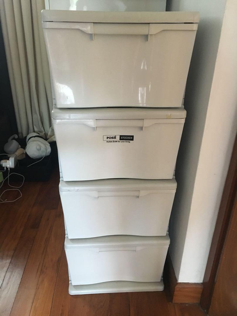 Chest Of Drawer Plastic Cabinet Furniture Shelves Drawers On
