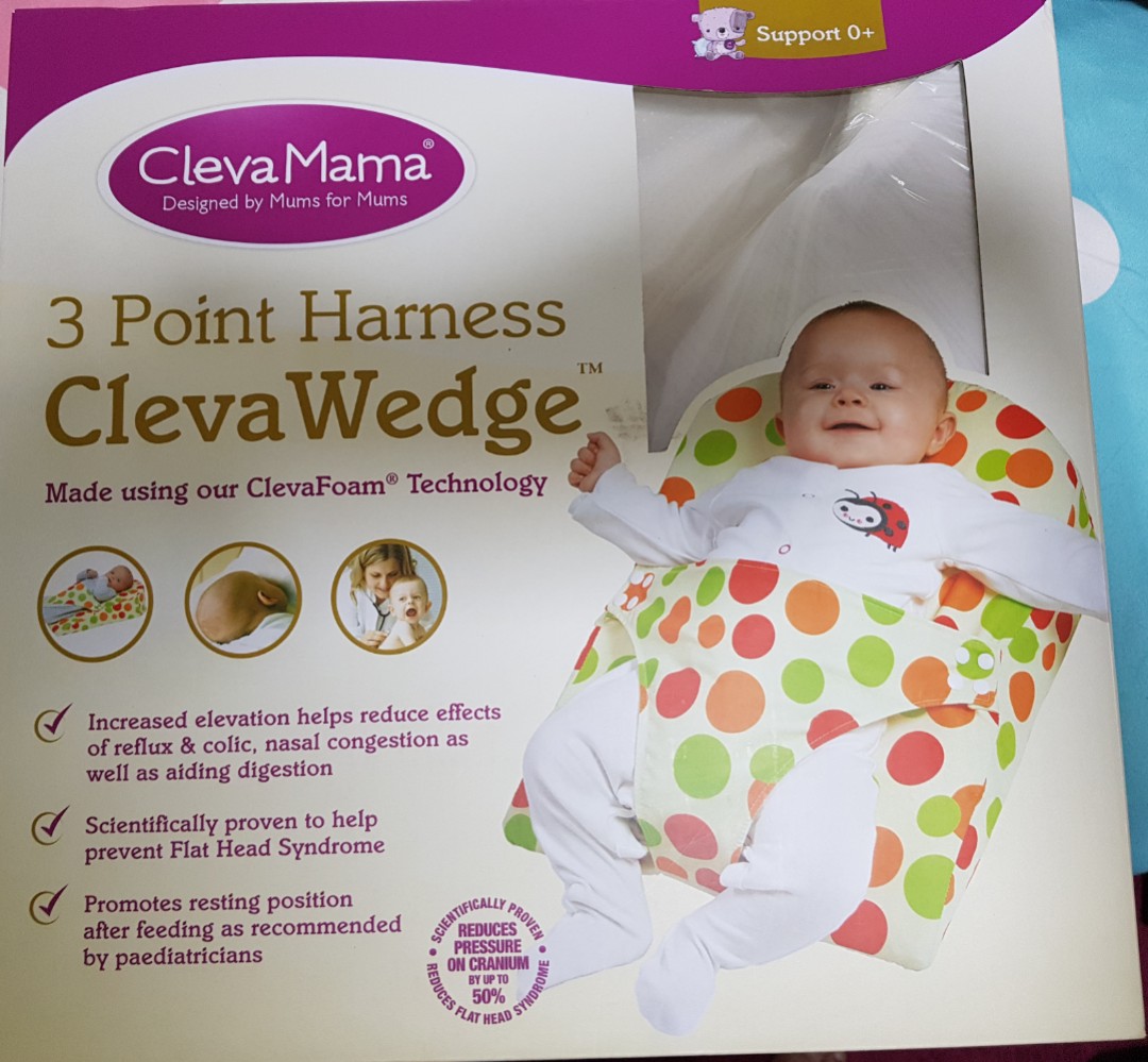 Clevamama clevawedge 3 point harness Babies Kids Infant Playtime on Carousell