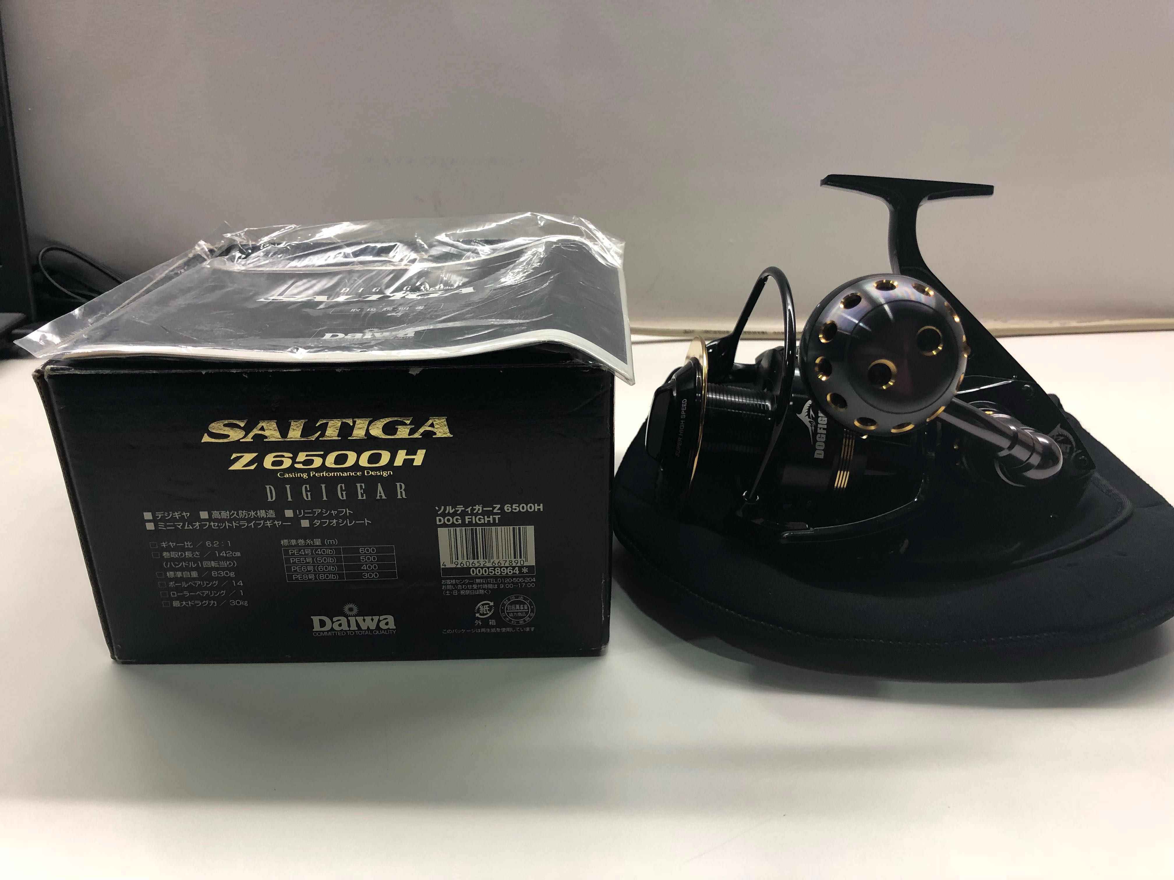 Daiwa SALTIGA Z 6500H Dog Fight Fishing Spinning Reel, Everything Else on  Carousell