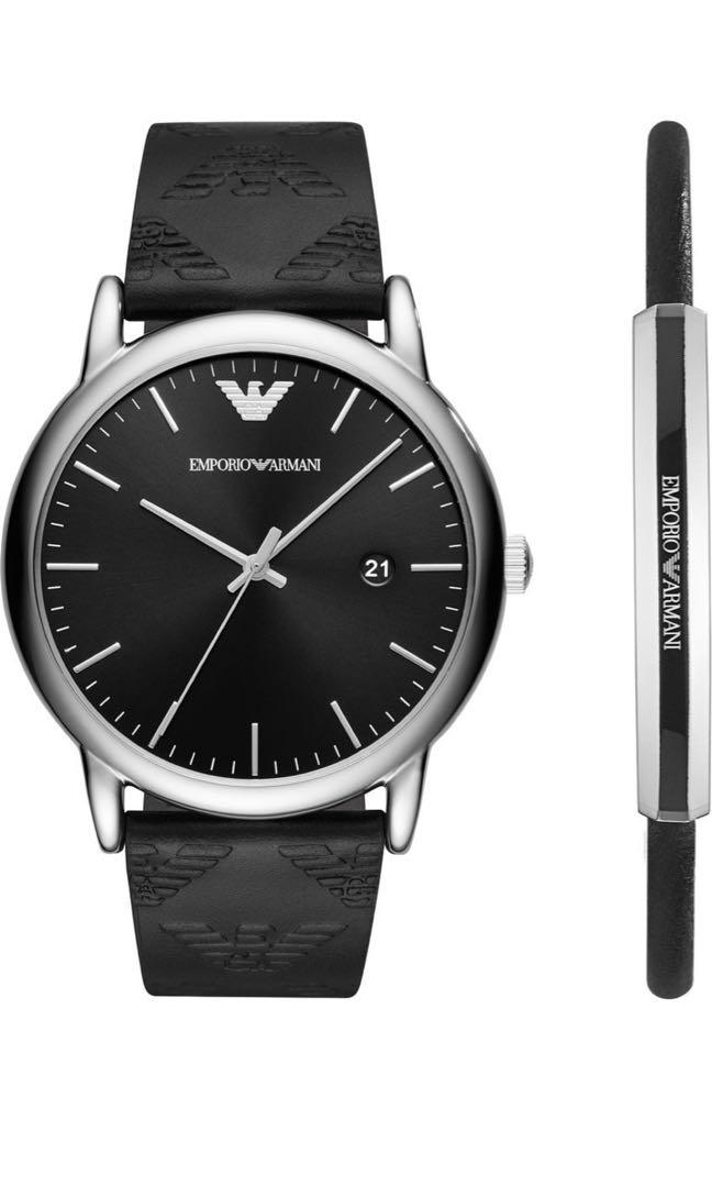 armani watch gift set