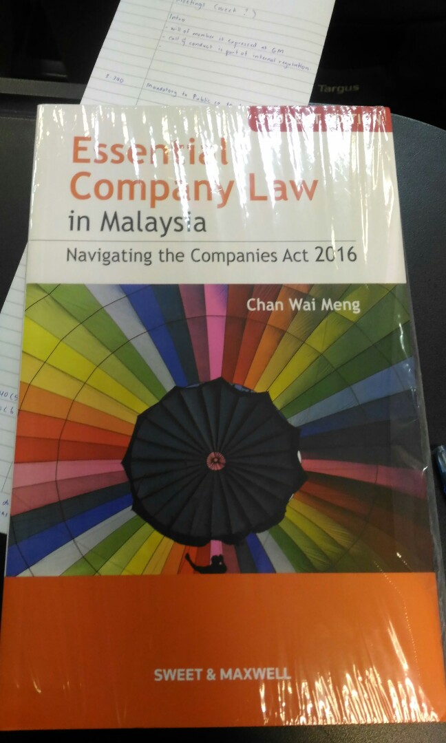 Essential Company Law In Malaysia Textbooks On Carousell