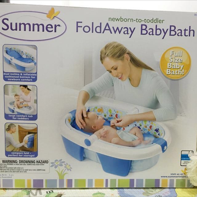 Summer foldaway baby bath top
