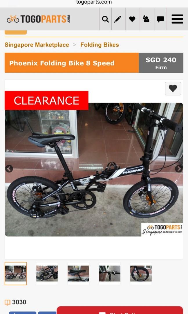 Togoparts folding bike online
