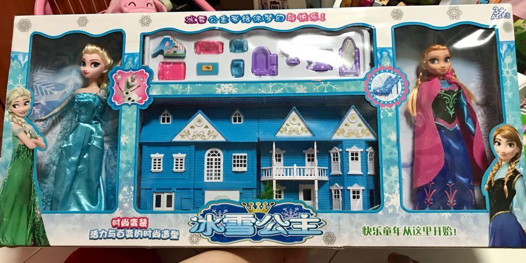 frozen big doll house