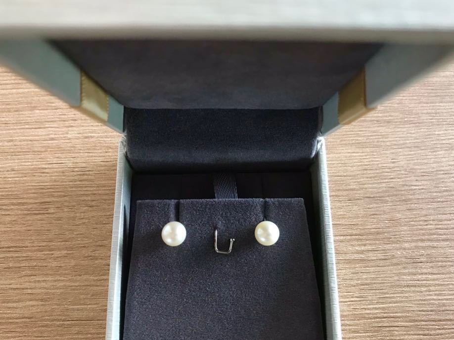 Goldheart pearl clearance earrings