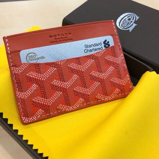 Goyard Yellow Victoire Bi Fold Wallet - 00873, Men's