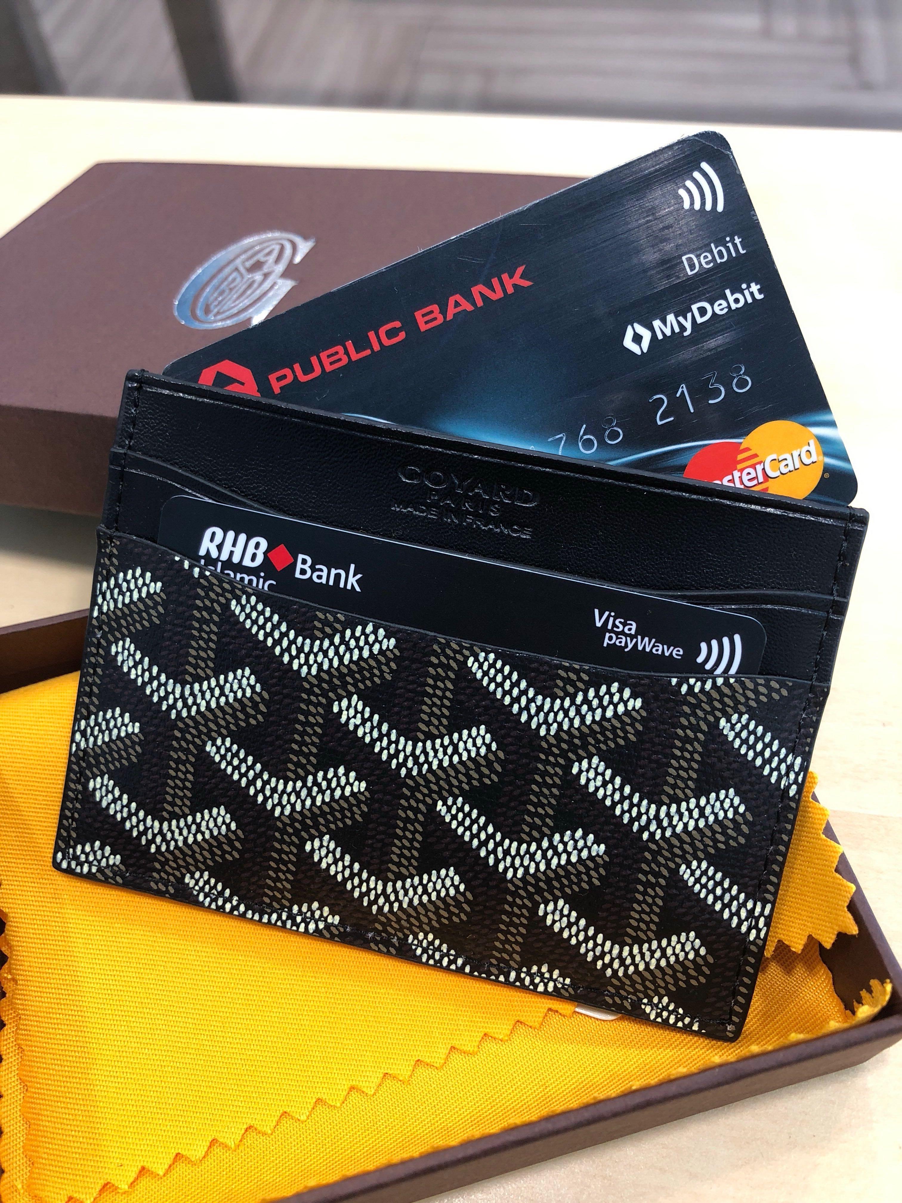 Goyard Card Holder Black ( HK AAA ), Men's Fashion, Watches