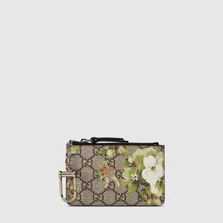 gucci blooms key pouch