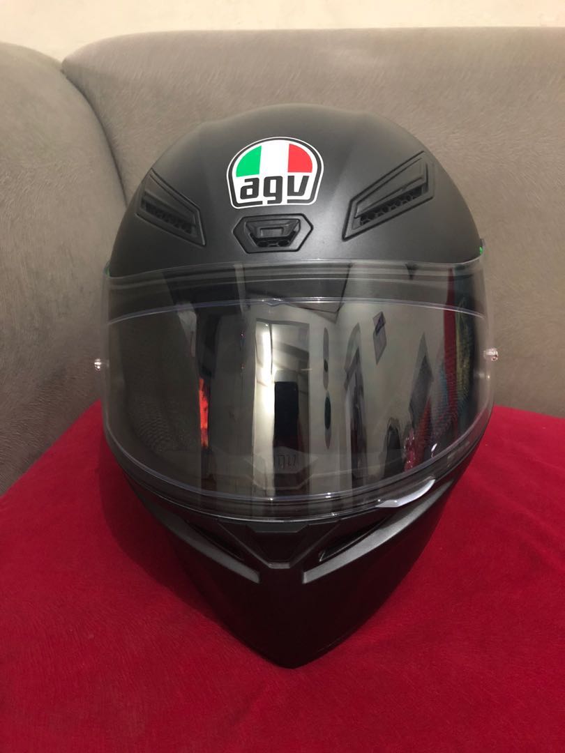 Helm agv K1 black matte size xl, Motor 