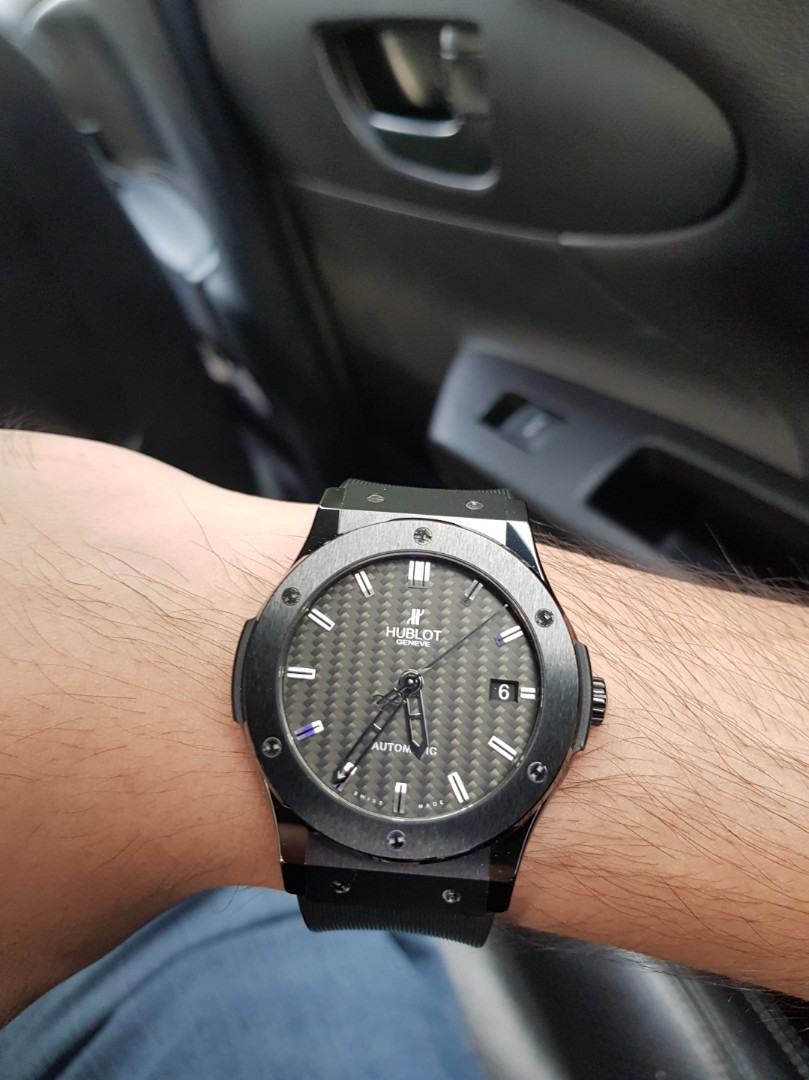 hublot classic fusion black magic ceramic