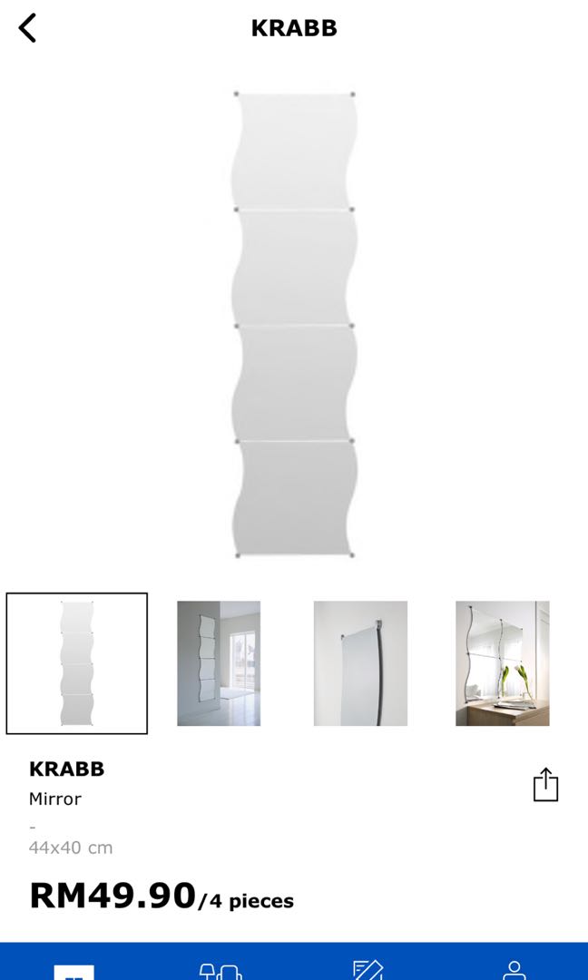 Ikea Krabb Wavy Mirror Instructions Mirror Ideas