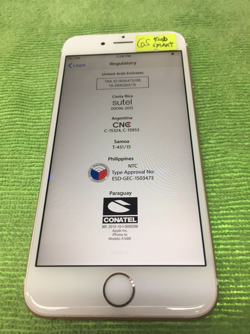 iphone 6s 16gb SMART, Mobile Phones & Gadgets, Mobile Phones, iPhone,  iPhone 6 Series on Carousell