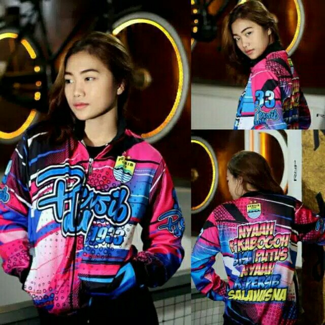 Jaket Persib 04 Women S Fashion Women S Clothes Tops On Carousell