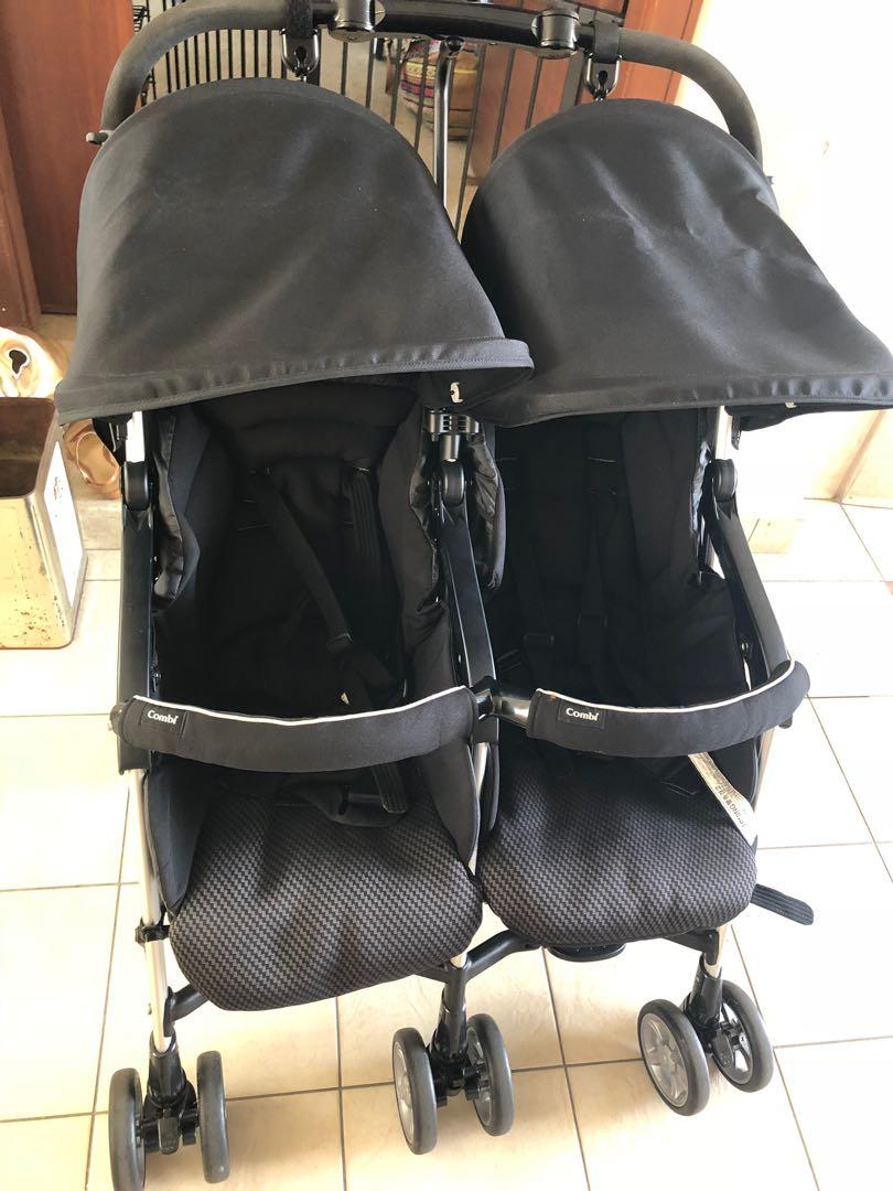 easy to push double stroller